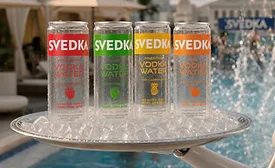 Svedka Vodka Water