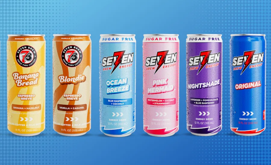 7 Brew Coffee and Energy beverages