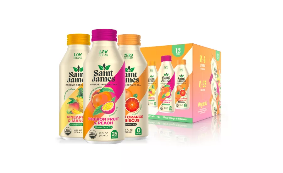 Saint James Iced Tea is launching two new variety packs: the Party Pack and Paradise Pack.