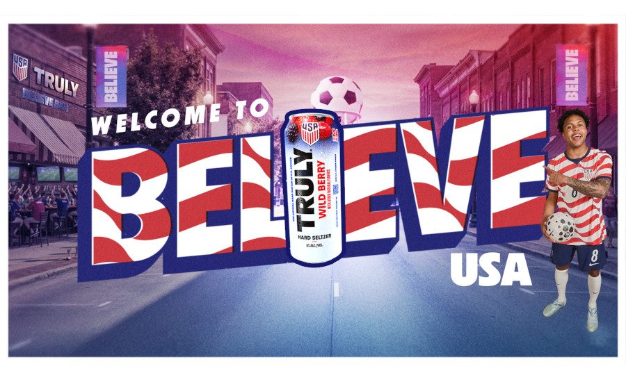 Truly Hard Seltzer unveils Believe, USA contest