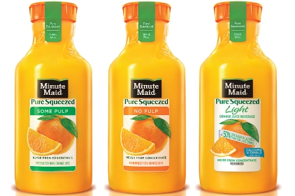 Minute Maid Launches New Line Of Orange Juices Marketing Campaign