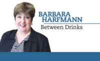 Barbara Harfmann, Between Drinks column