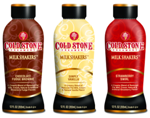 Cold Stone Creamery Milk Shakers