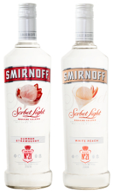 Smirnoff Sorbet Light Summer Strawberry and White Peach
