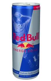 Limited-edition Red Bull Energy Drink can featuring All-Star basketball guard Rajon Rondo