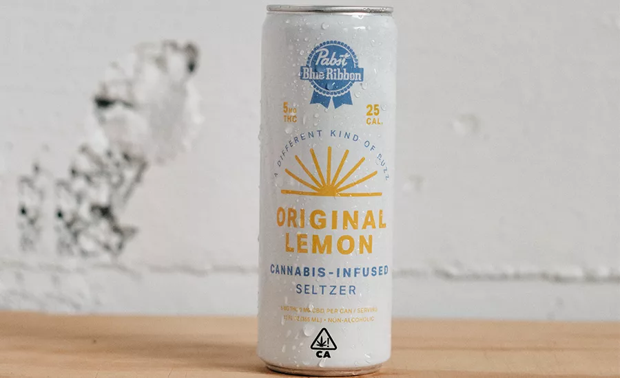 Pabst Blue Ribbon Cannabis Infused Seltzer