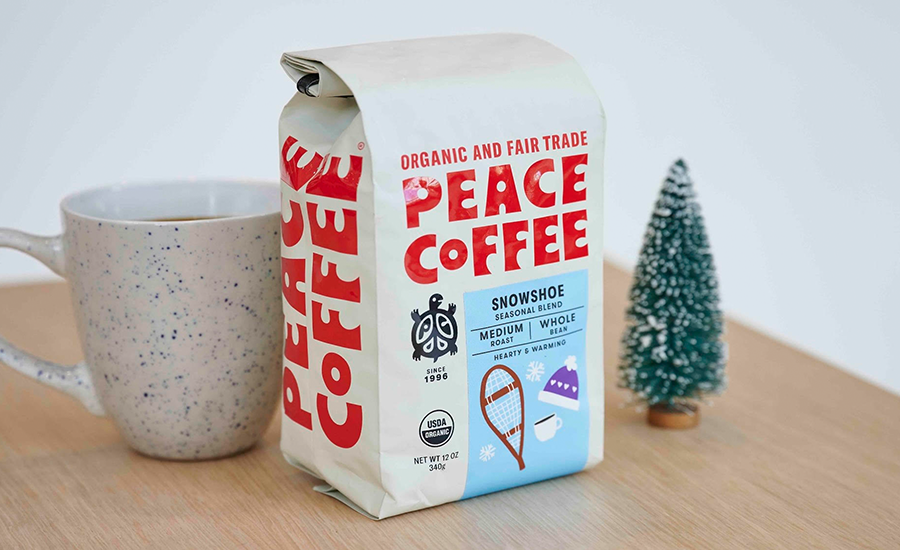 Peace Coffee Snowshoe