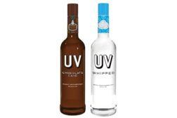UV Chocolate Cake and Whipped vodkas