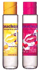 Pucker Lemonade Lust and Raspberry Rave vodkas