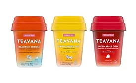 TEAVANA Lemon Ginger Bliss, Mandarin Mimosa, Spiced Apple Cider