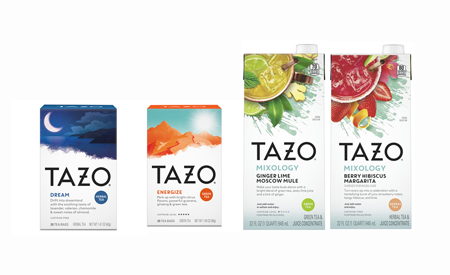 TAZO Energize & Dream blends, Berry Hibiscus Margarita and Ginger Lime