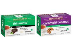 Bigelow Thin Mints and Caramel and Coconut teas