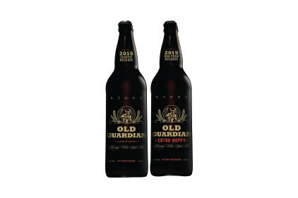 2015 Stone Old Guardian Barley Wine and 2015 Stone Old Guardian Barley Wine Ã?Â¢?? Extra Hoppy