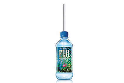 Fiji Water offers complementary drinking straw