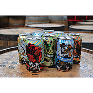 Revolution Brewing cans