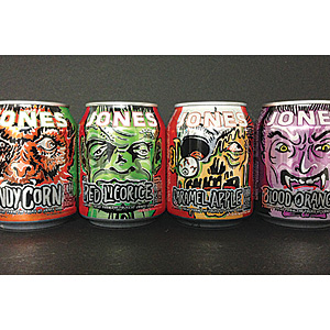 Jones Soda Halloween cans