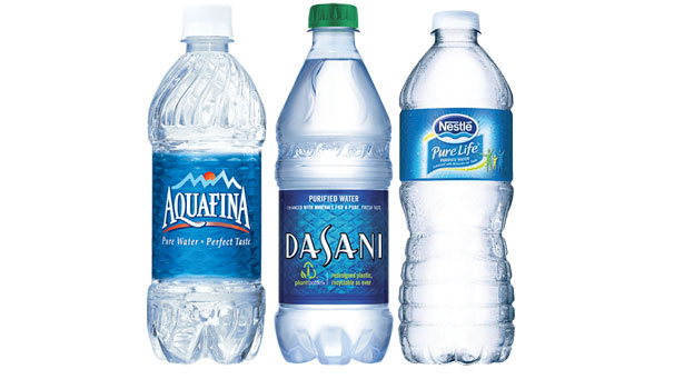 flavored bottled water brands