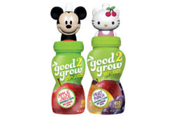 Mickey apple juice and Hello Kitty