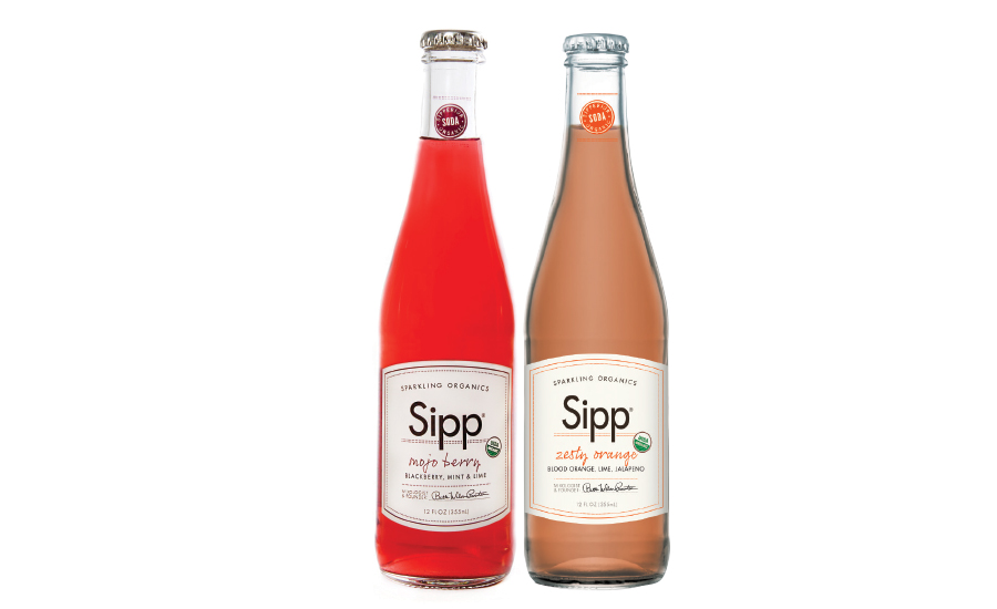 Sipp mojoberry and summer pear drinks