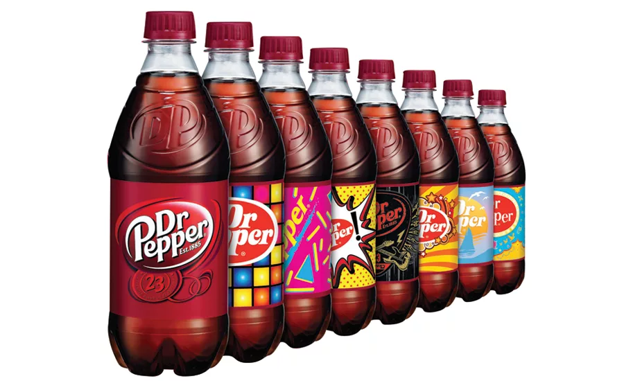Dr Pepper labels