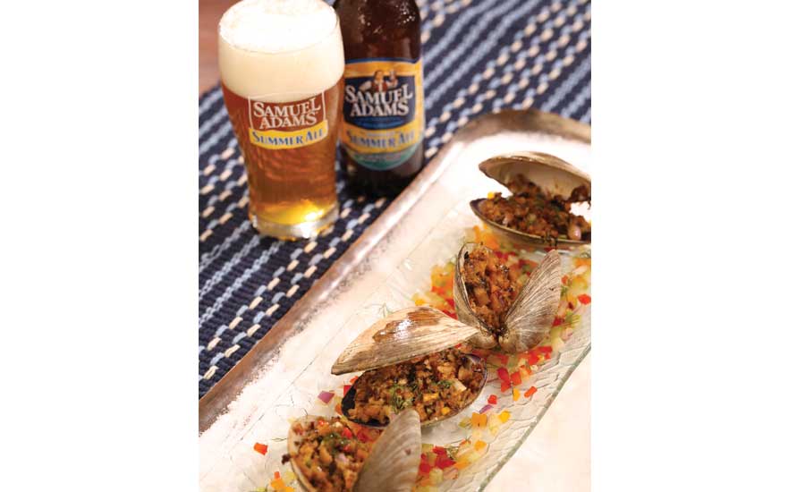 beer baked clams