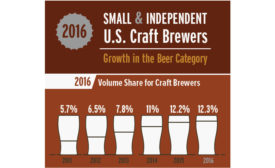 craft brewers’ growth in the beer category