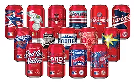 Budweiser MLB Cans