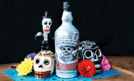 Tequila Cazadores Día de los Muertos bottle by Mister Cartoon - Beverage Industry