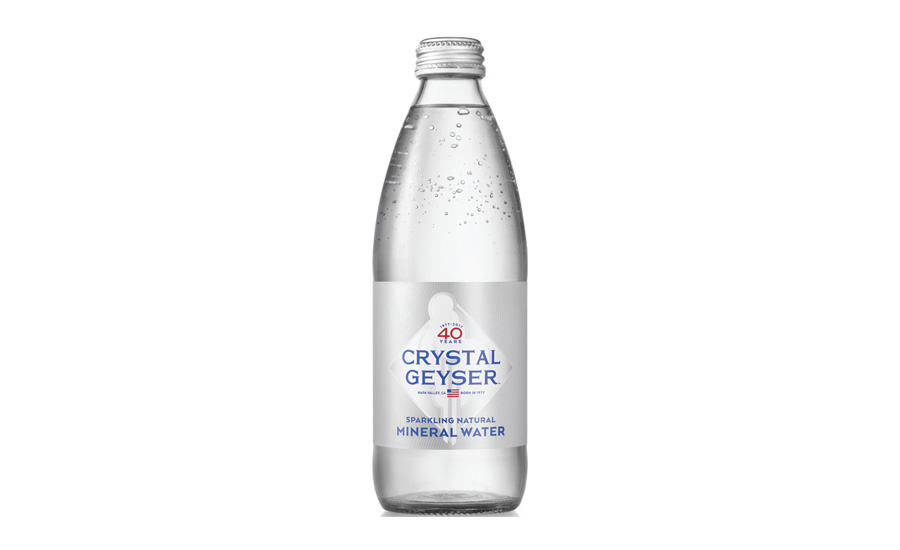 Crystal Geyser 40th anniversary bottle Beverage Industry October 2017