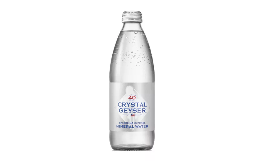 Crystal Geyser 40th anniversary bottle Beverage Industry October 2017