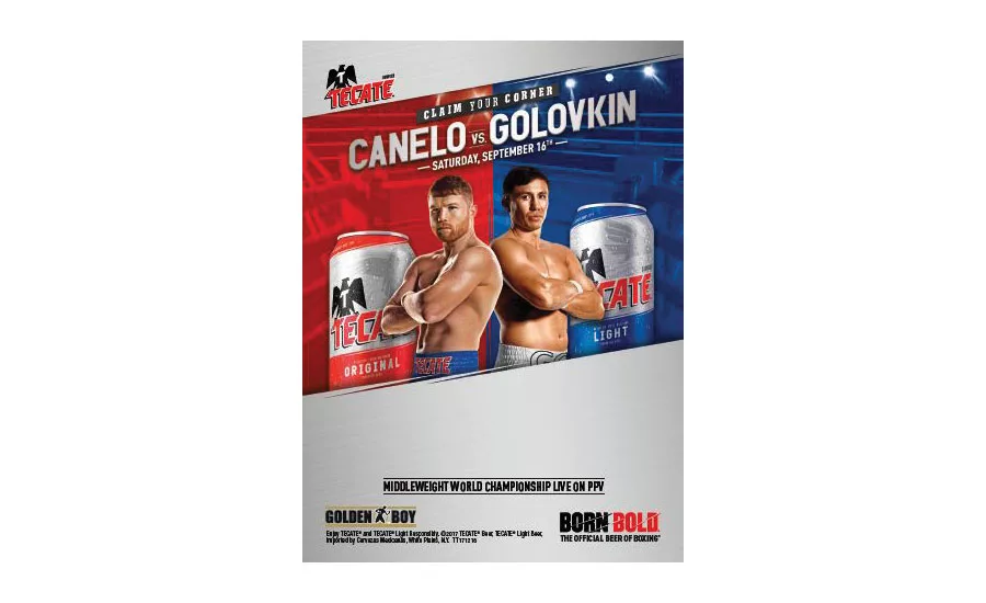 Tecate Claim Your Corner between Canelo Alvarez and Gennady Golovkin