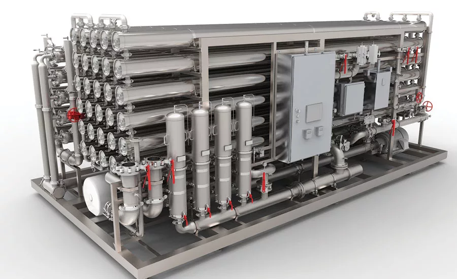 GE Water & Process Technologies BEVPAK ultrafiltration (UF) and reverse osmosis (RO) solution for water treatment