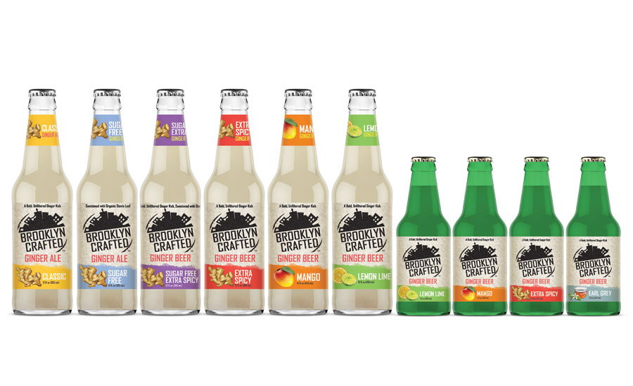 Brooklyn Crafted unveiled a rebranded label for its craft ginger beer and ginger ale collection. - Beverage Industry