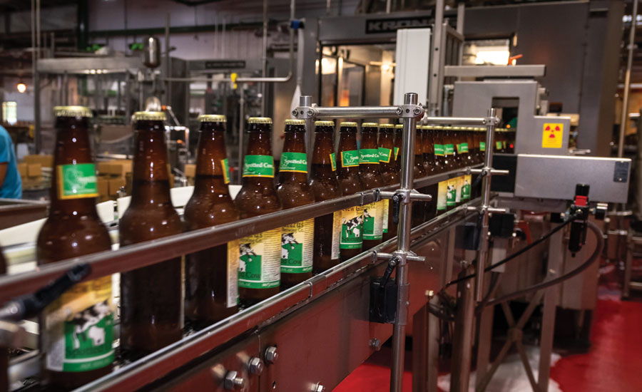 Hilltop operates a bottling line that runs at speeds of 120 bottles a minute. A new canning line recently began operating and 12-packs of Spotted Cow, Moon Man and Totally Naked hit retailers’ shelves in July. - Beverage Industry