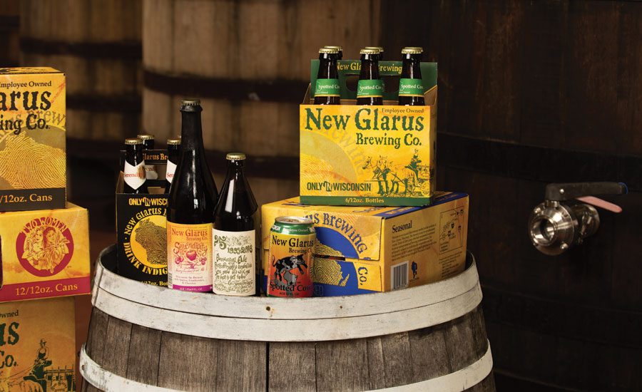 New Glarus offers more than 20 SKUs of sour porters, pale ales and refreshing fruit-inspired beers that are brewed, bottled and distributed only in Wisconsin. - Beverage Industry
