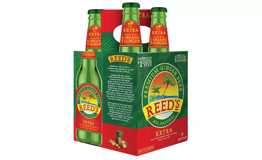 Reed’s Inc., makers of all-natural Reed’s Ginger Beer and Virgil’s Handcrafted Sodas, recently unveiled a new package design for its flagship line of ginger beers. - Beverage Industry