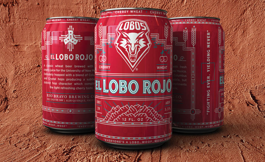 El Lobo Rojo is a classic wheat beer brewed with fresh cherry juice. - Beverage Industry