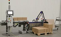 Gebo Cermex Gebo Cermex CoboAccess Pal robotic palletizer. - Beverage Industry