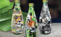 Perrier Sparkling Mineral Water launched a new limited-edition collection: PERRIERxWILD. The limited-edition glass bottles were designed by New York-based artist Juan Travieso - Beverage Industry