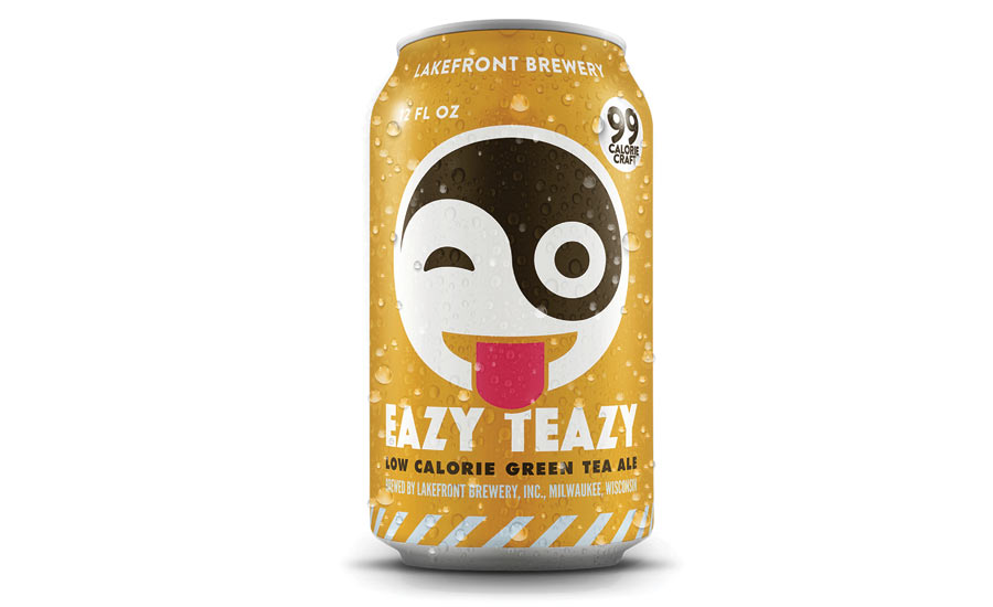 Eazy Teazy was designed to appeal to craft beer consumers’ desire for easier-drinking, sessionable craft beers. (Image courtesy of Lakefront Brewery) - Beverage Industry