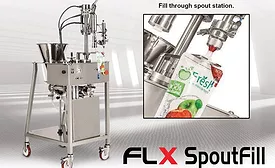 Alliedflex Technologies Inc. announced the release of its newest pouch-filling machine: the FLX SpoutFill - Beverage Industry