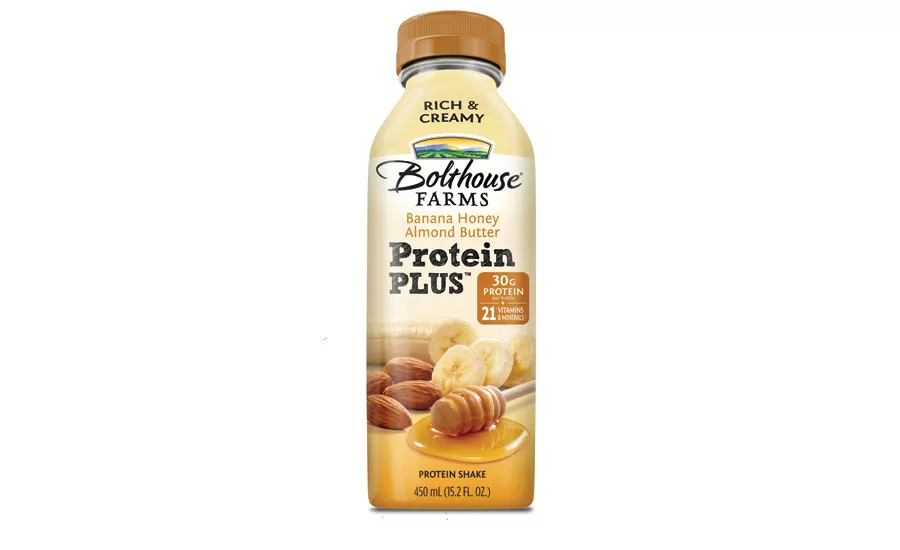 Beverage-makers are using nuts, like almonds, to add plant-based protein to their products. (Image courtesy of Bolthouse Farms) - Beverage Industry
