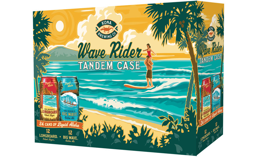 Kona Brewing Co. Wave Rider Tandem Case - Beverage Industry