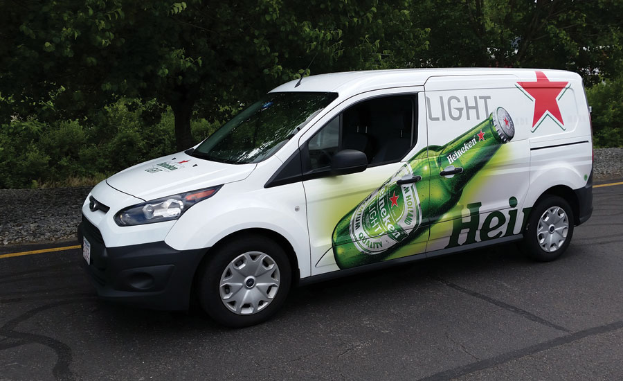 Atlas Distributing’s fleet makeup includes 15 Ford Transit Vans to support its merchandising fleet. - Beverage Industry
