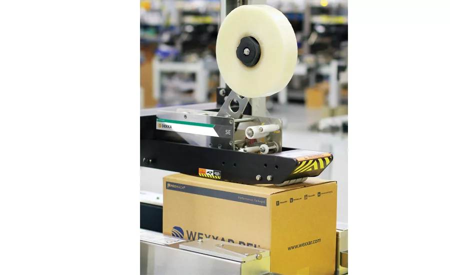 Dekka SE tape head for case formers, case erectors and case sealers. - Beverage Industry