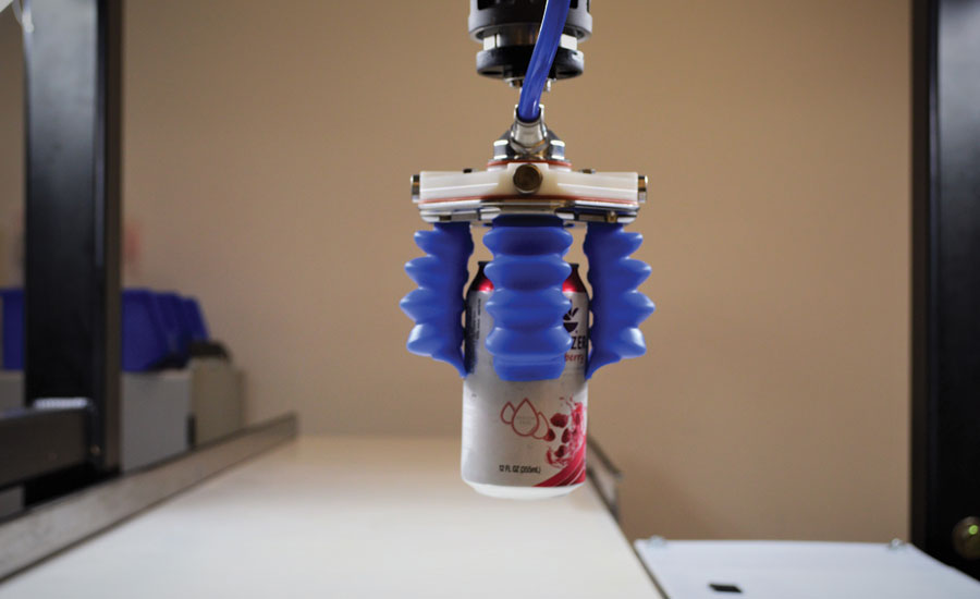 Robotic soft gripper - Beverage Industry
