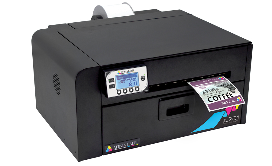 Afinia Label recently launched its L701 color label printer. - Beverage Industry