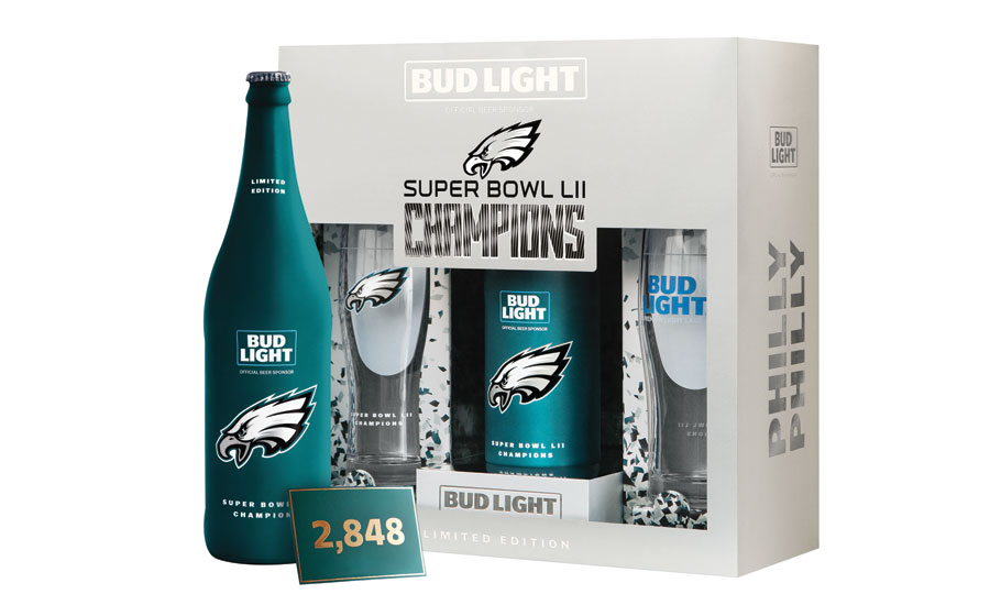 Bud Light and the Philadelphia Eagles unveiled the limited-edition “Philly Philly” commemorative packs. - Beverage Industry