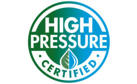 High Pressure Certified Logo - Beverage Industry