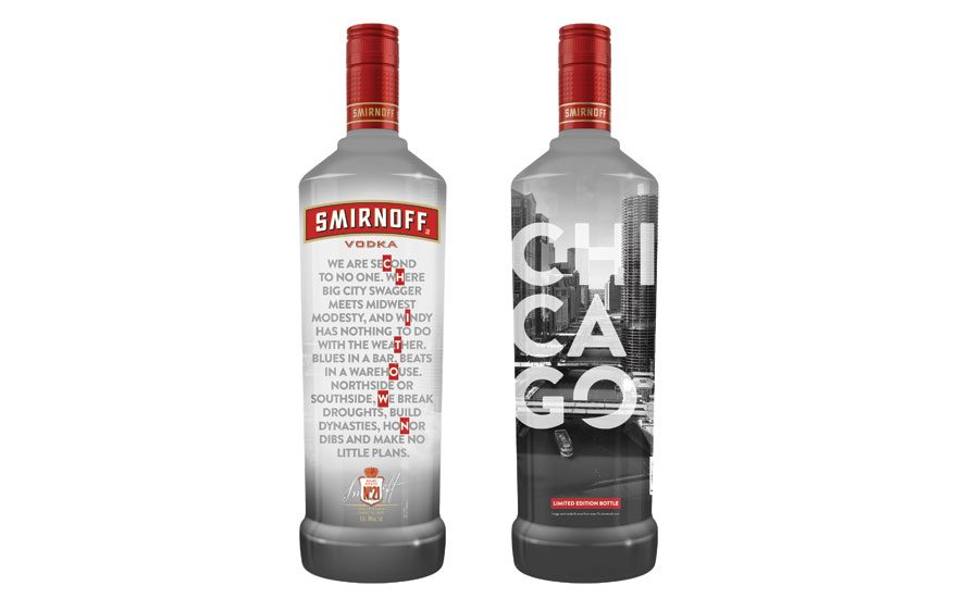 Irvine Ca January 4 2018 Smirnoff Vodka Bottle The Smirnoff